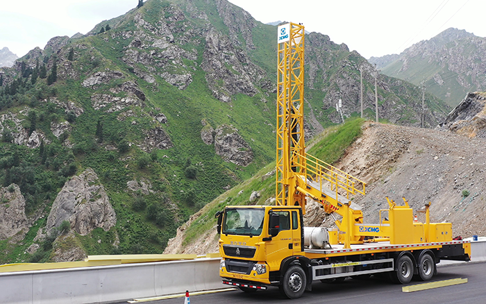 踏险越障拓坦途｜徐工桥检车在西北秀硬核实力