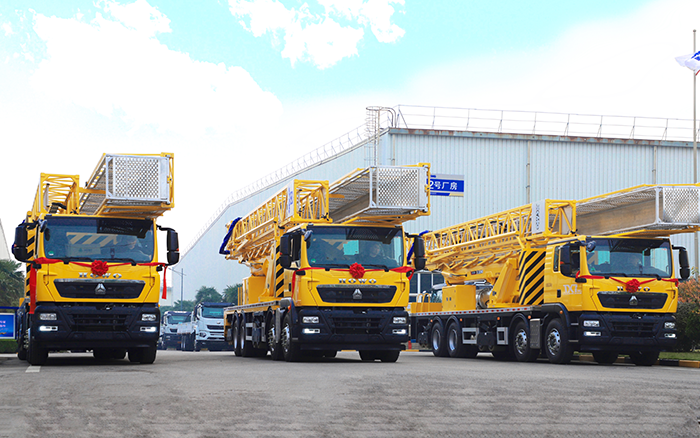 实用为王，破解路桥检测难题！ 徐工桥梁检测车批量启程西部