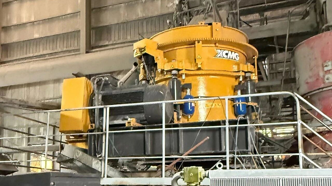 徐工多缸圆锥破：内蒙古铁矿高效破碎的